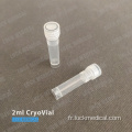 Cryovials 2 ml laboratoire Utiliser CE